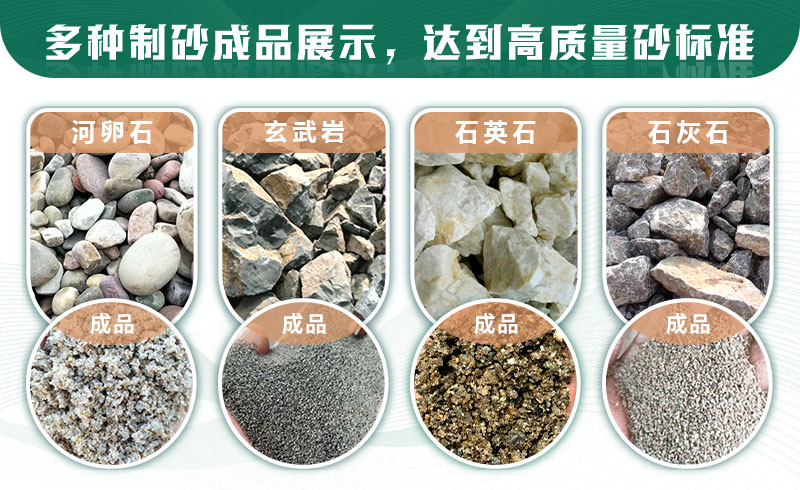 什么樣的石頭適合制砂？制沙生產(chǎn)線如何配置？